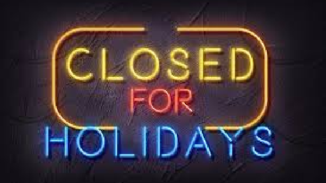 Stock market closed Today