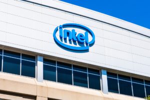 Intel share price