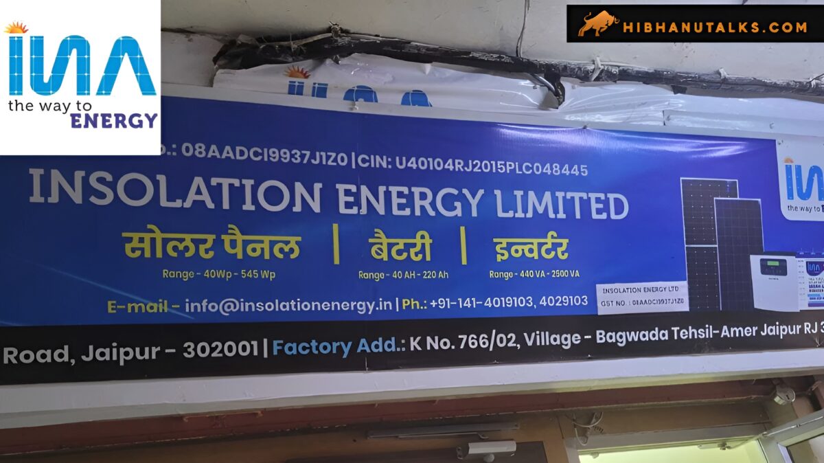 Insolation Energy share price